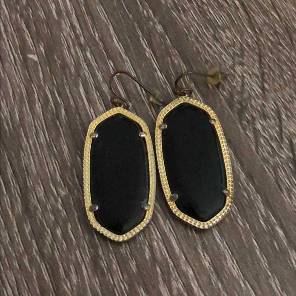 Kendra Scott Black Elle Earrings